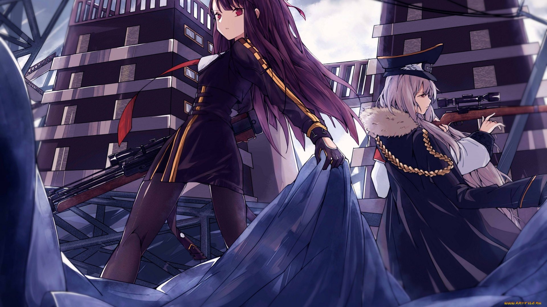 аниме, girls, frontline, girls, frontline