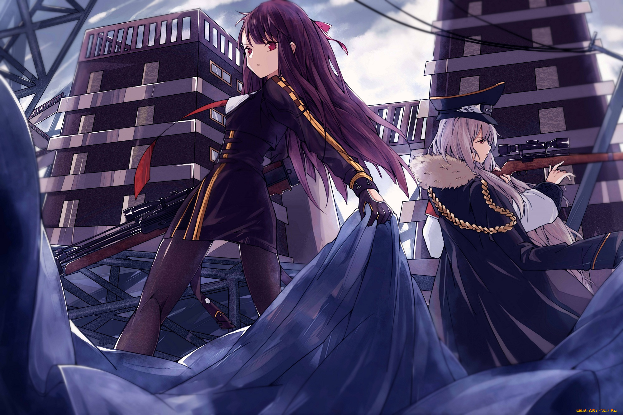 аниме, girls, frontline, girls, frontline