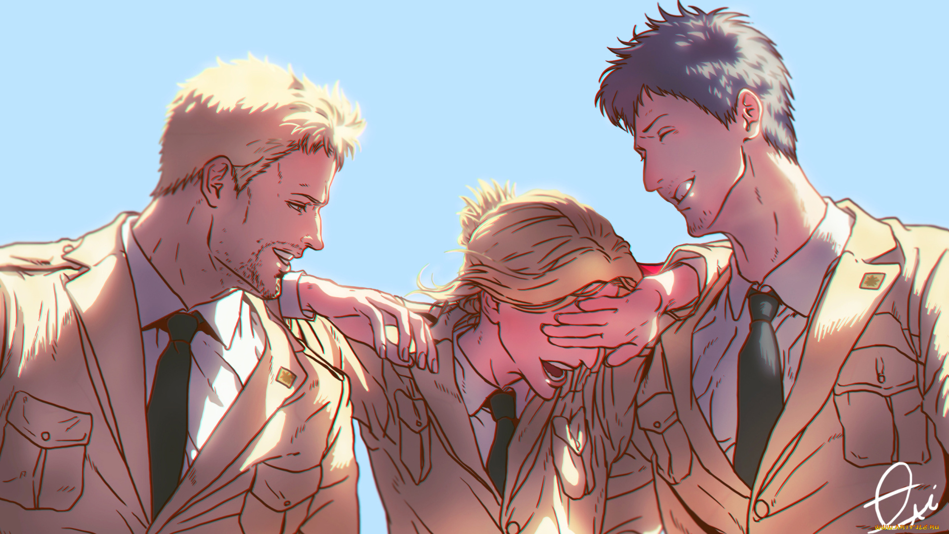 аниме, shingeki, no, kyojin, attack, on, titan