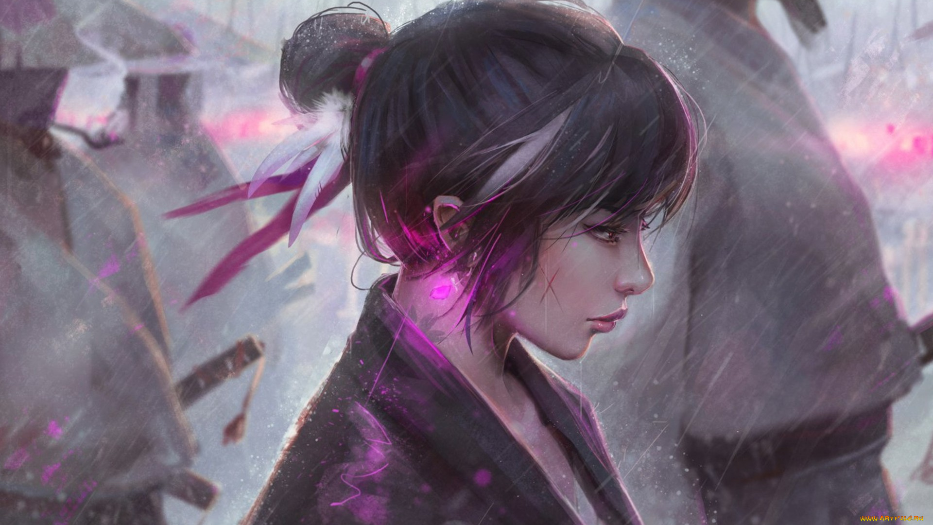 guweiz, рисованное, девушка