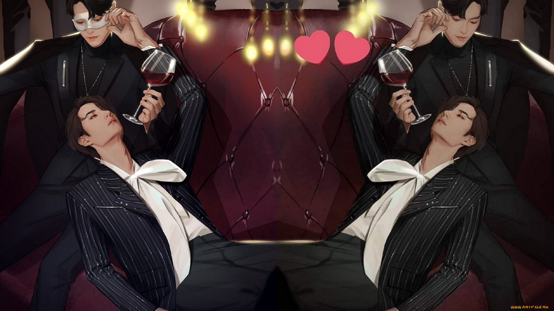 рисованное, люди, ван, ибо, wang, yi, bo, сяо, чжань, xiao, zhan