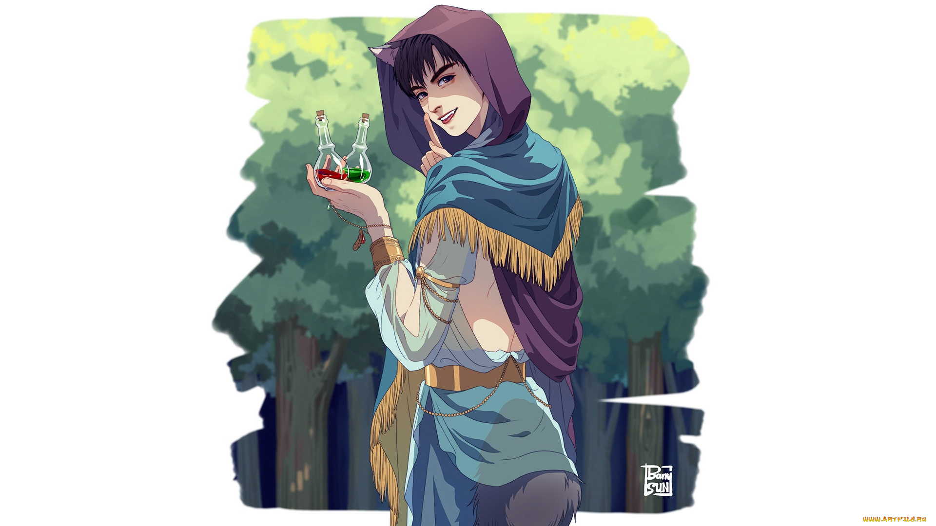 wang, hao, xuan, аниме, животные, , существа, ван, хаосюань, wang, hao, xuan