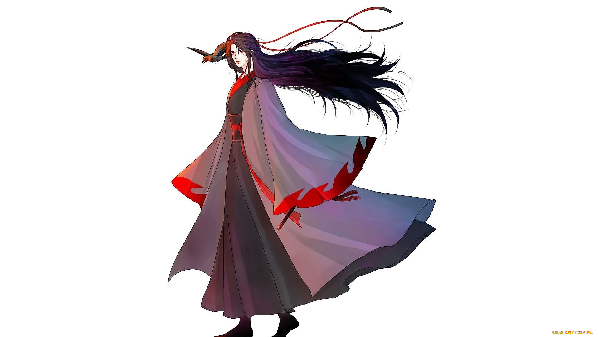 аниме, mo, dao, zu, shi, вэй, усянь, птица