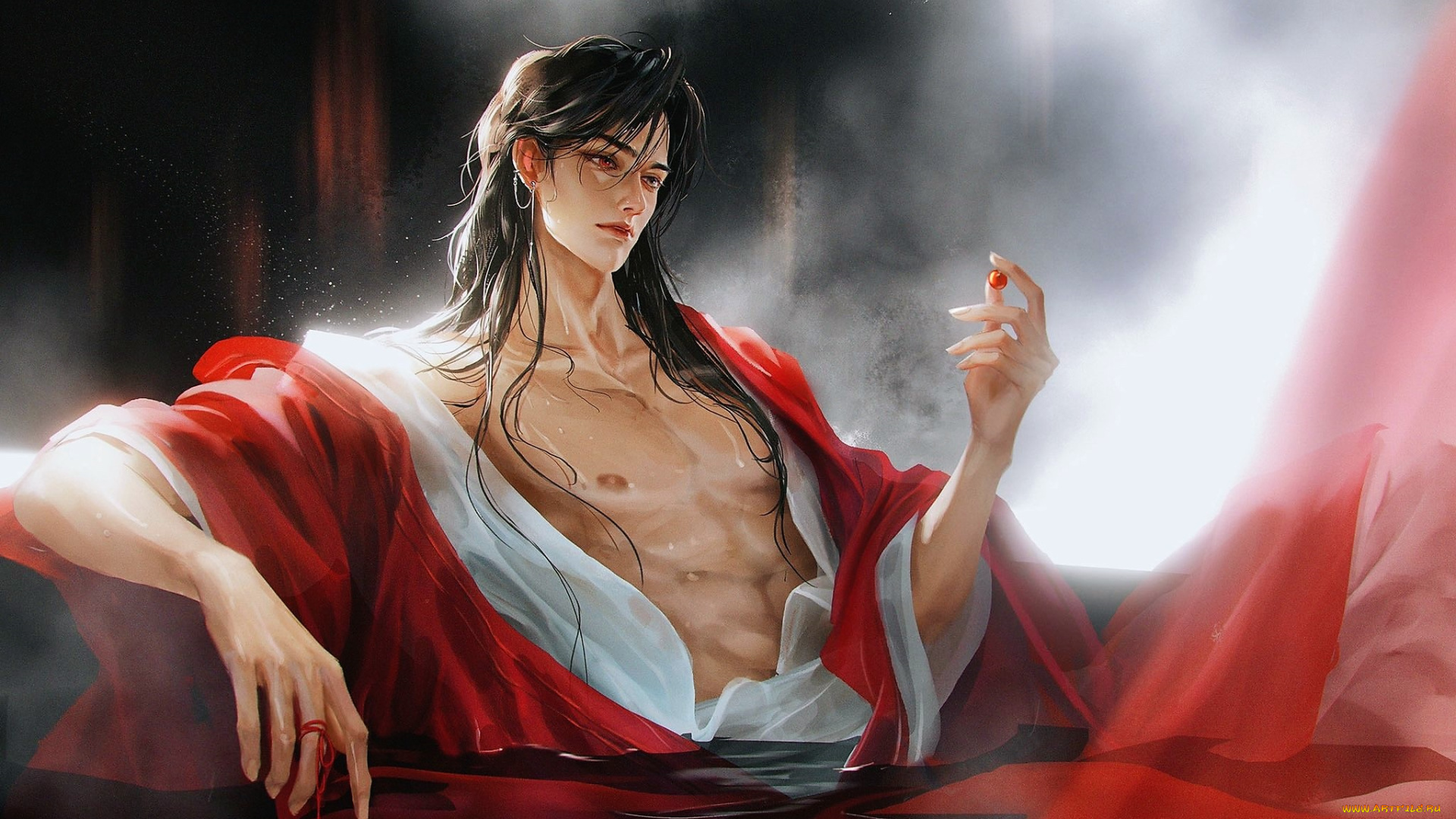 аниме, tian, guan, ci, fu, хуа, чен