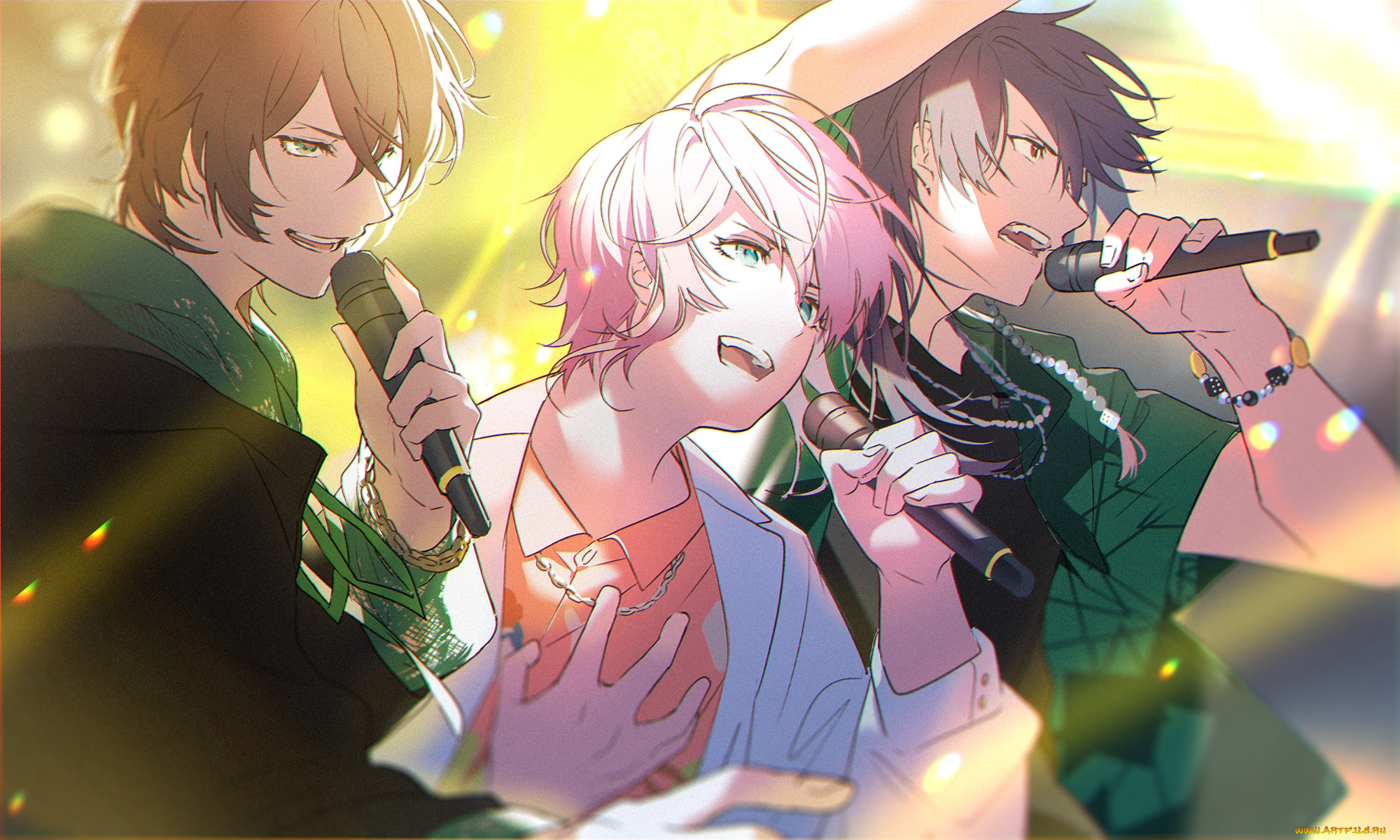 аниме, hypnosis, mic, hypnosis, mic