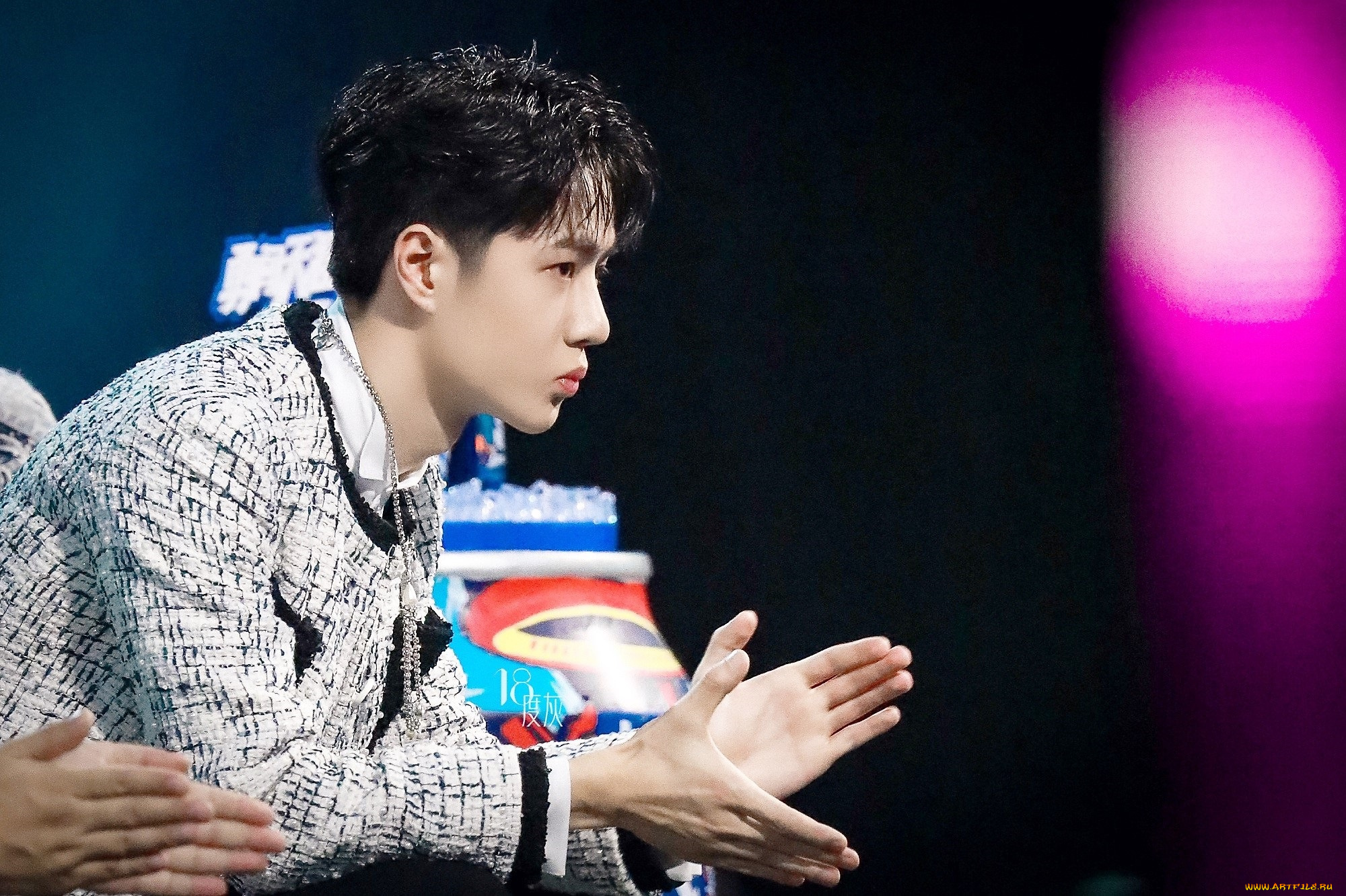 мужчины, wang, yi, bo, актер, певец, аплодисменты