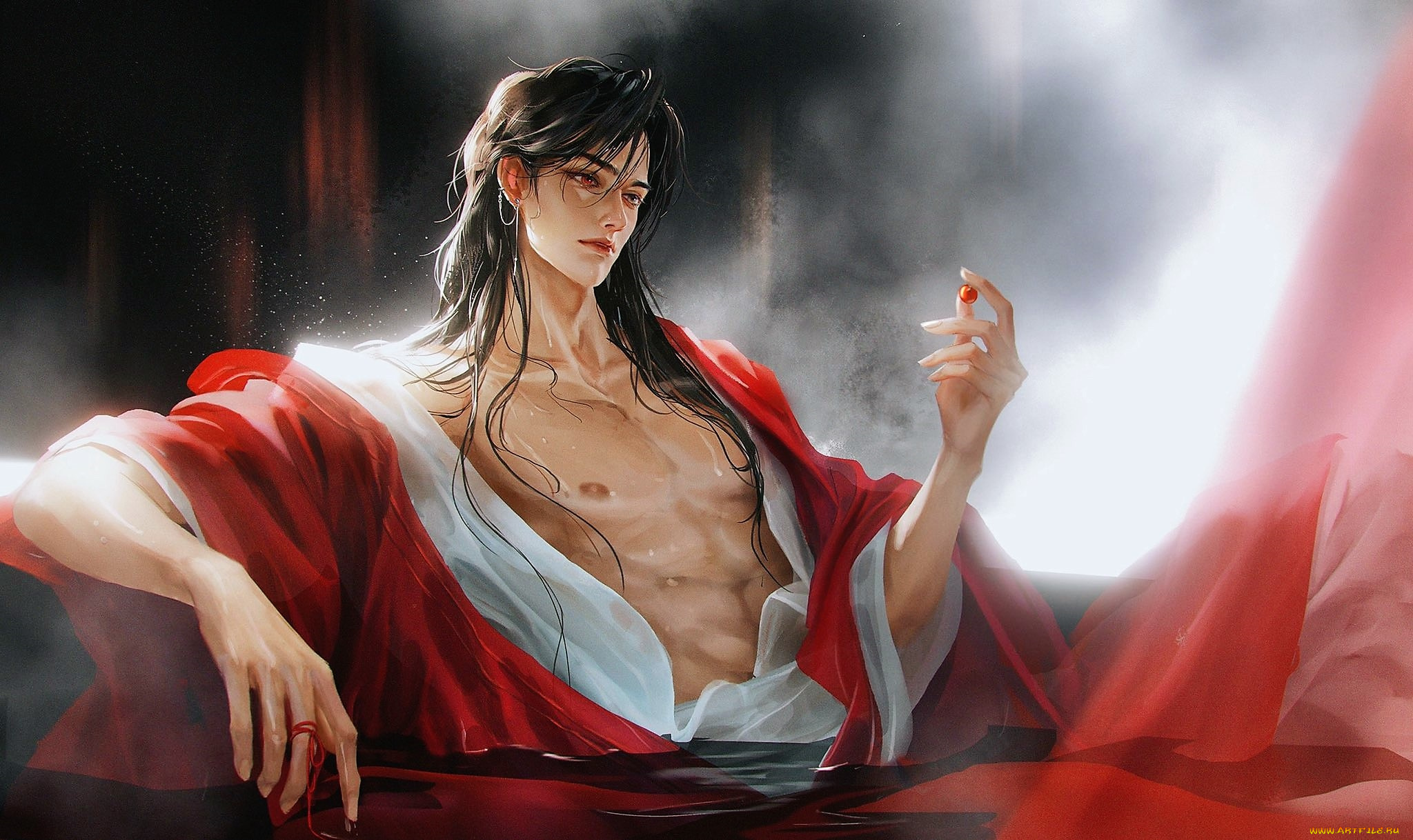 аниме, tian, guan, ci, fu, хуа, чен