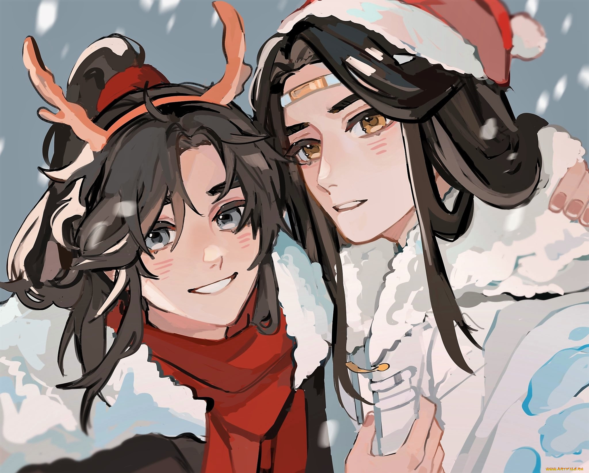 аниме, mo, dao, zu, shi, вэй, усянь, лань, ванцзы, зима