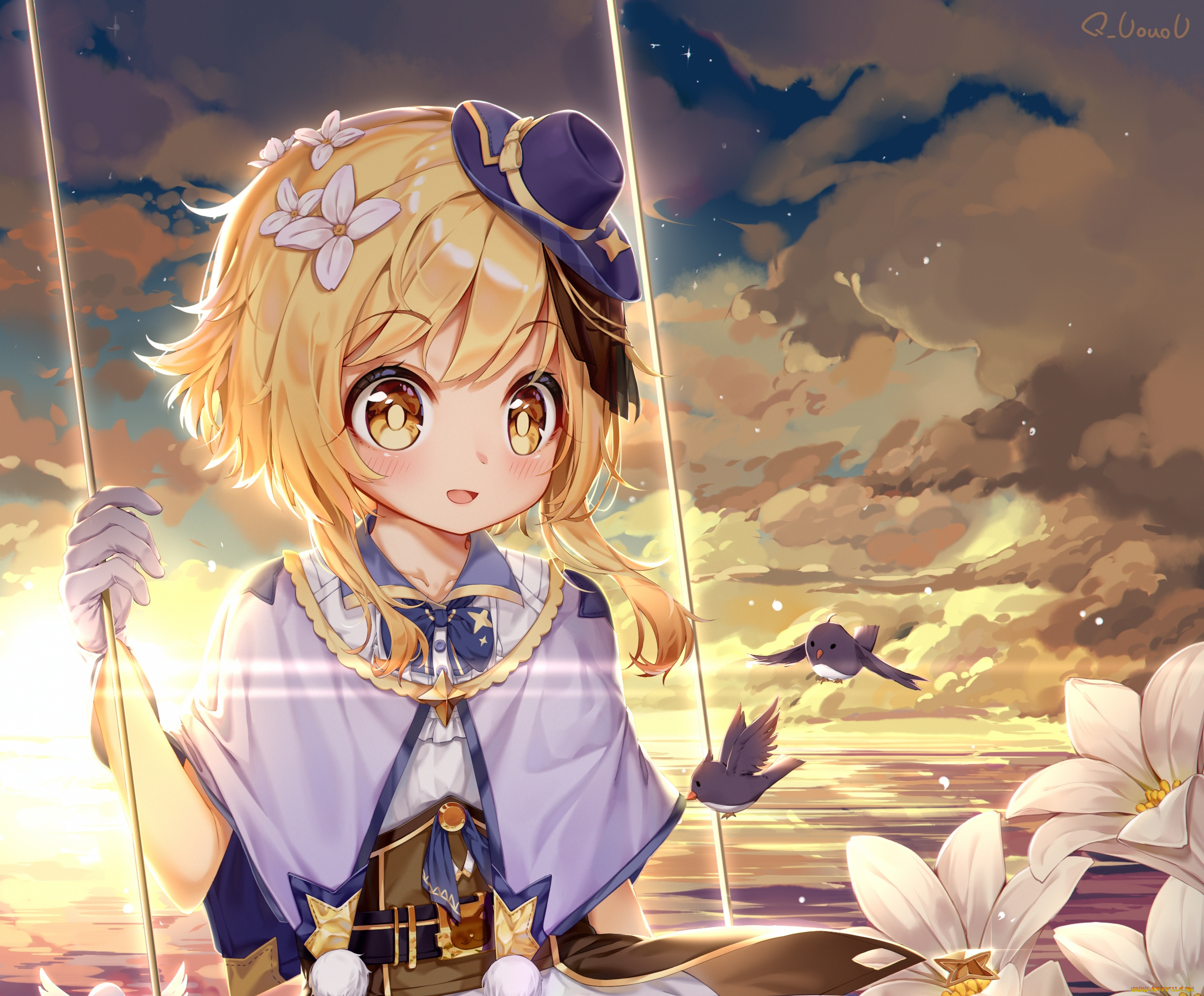 аниме, genshin, impact, genshin, impact