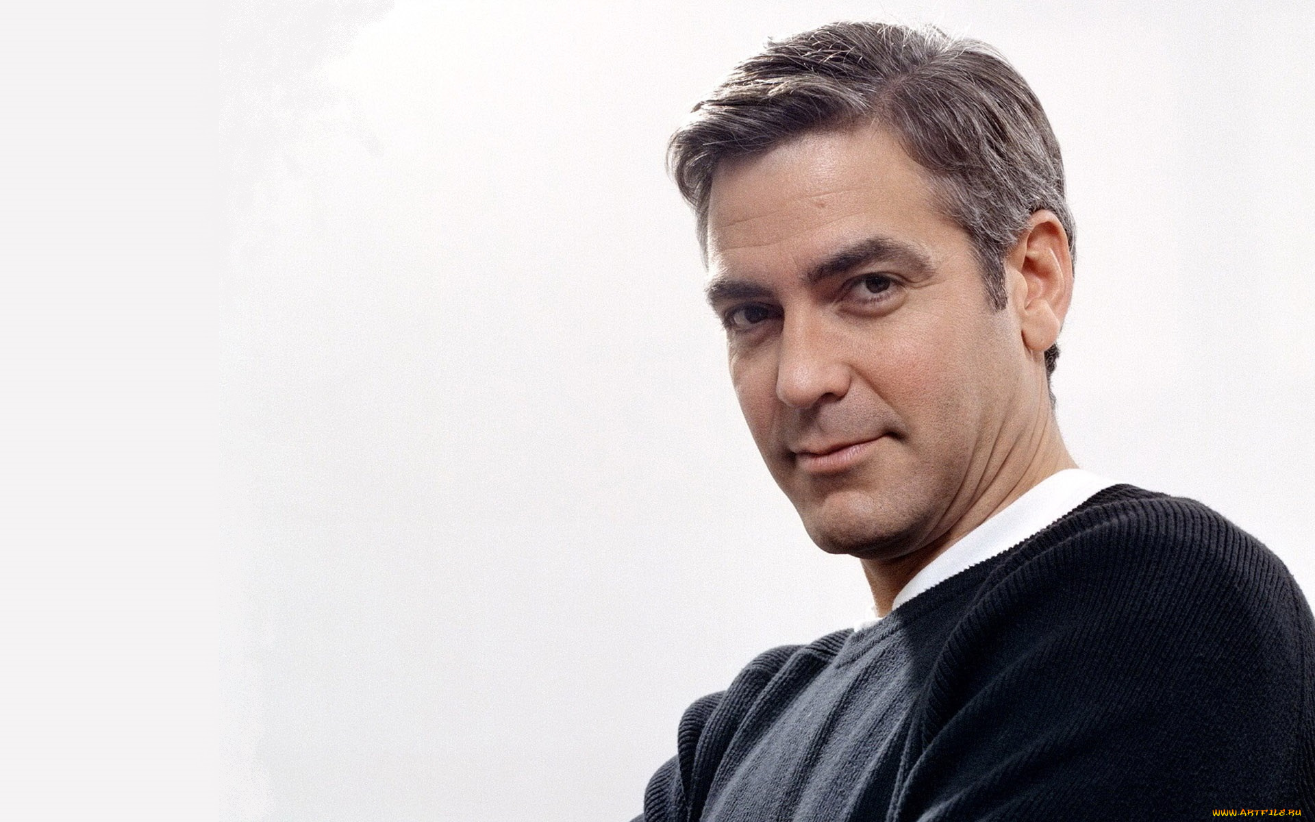 мужчины, george, clooney, актер, свитер