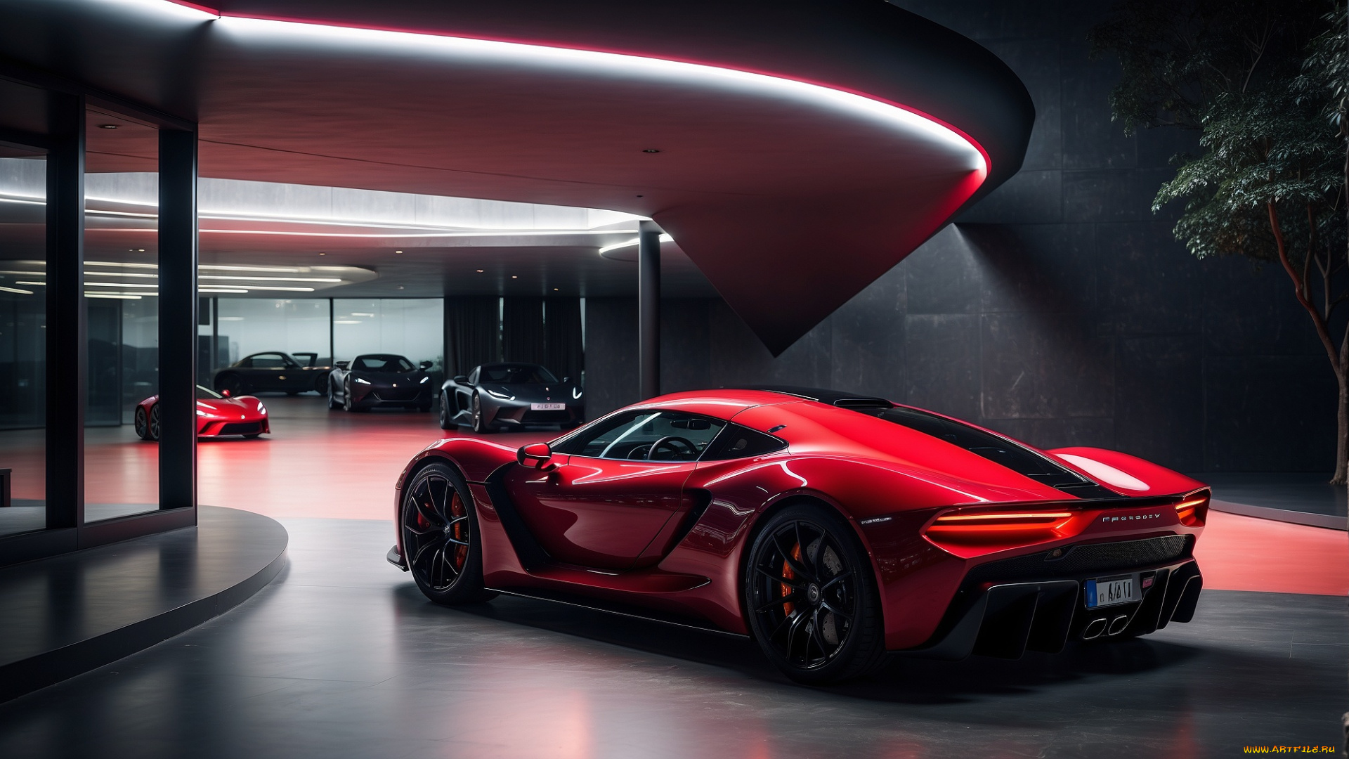 разное, компьютерный, дизайн, ai, art, суперкар, lotus, evija, произведение, искусства, цифровое, искусство, номерные, знаки, вид, сзади, задние, фонари, cgi, автомобиль, фары