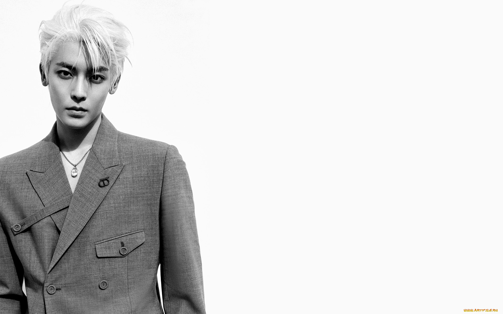 мужчины, hou, ming, hao, актер, блондин, пиджак