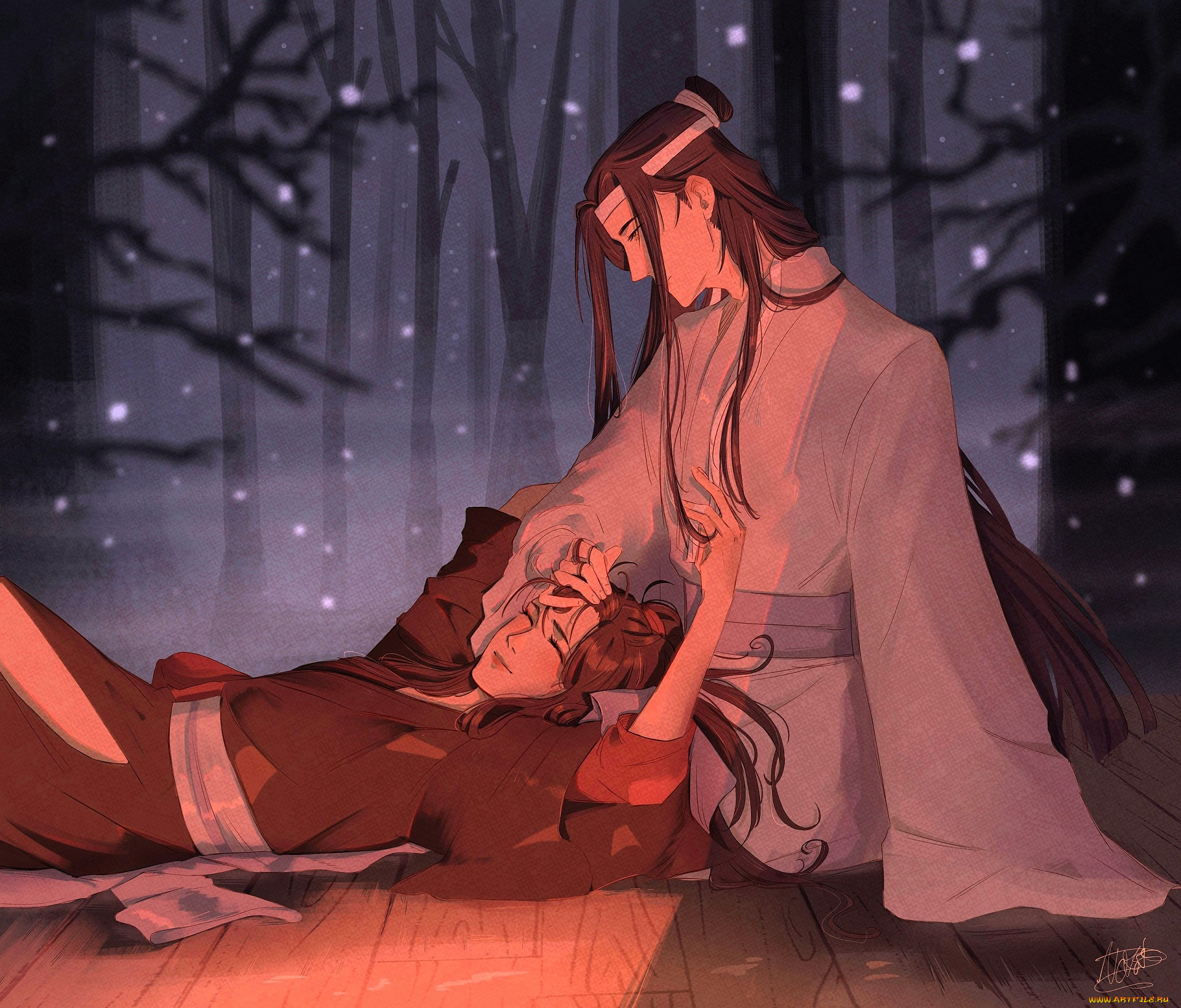 аниме, mo, dao, zu, shi, лань, ванцзи, вэй, усянь