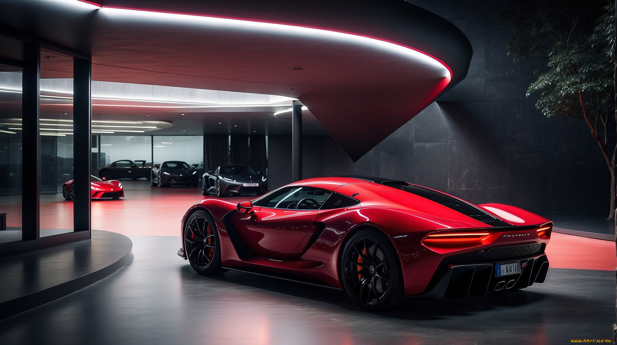 разное, компьютерный, дизайн, ai, art, суперкар, lotus, evija, произведение, искусства, цифровое, искусство, номерные, знаки, вид, сзади, задние, фонари, cgi, автомобиль, фары