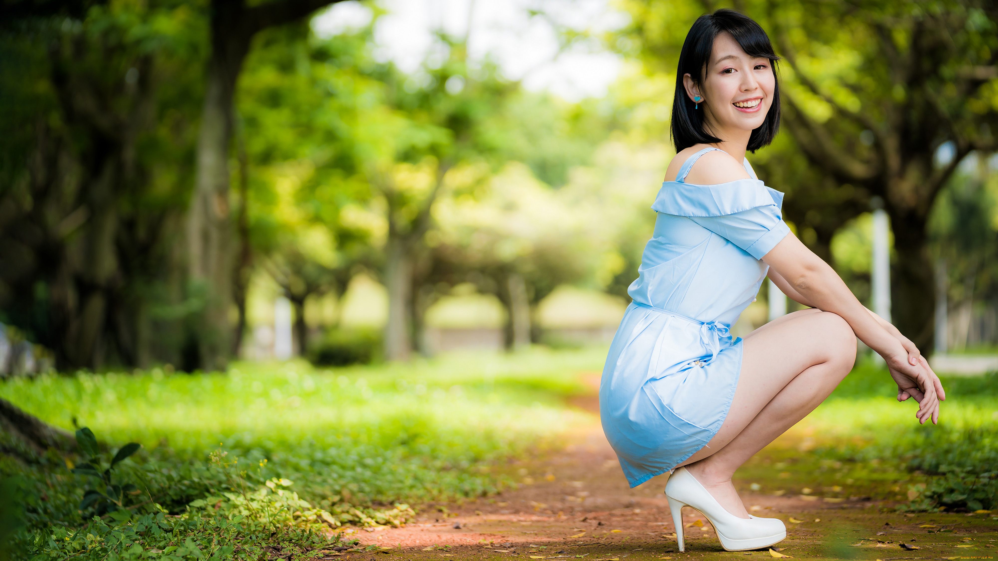 девушки, -, азиатки, красивая, девушка