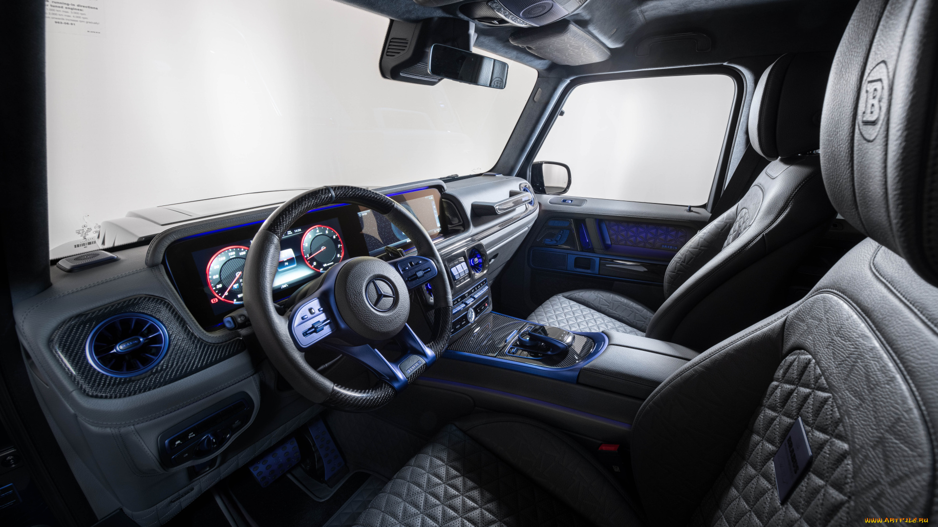 автомобили, интерьеры, brabus