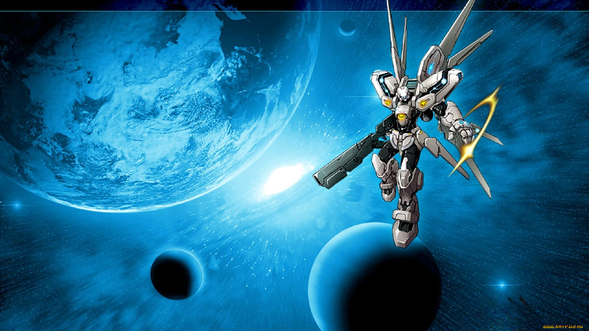 видео, игры, zero, online, робот, киборг, оружие, планеты, космос
