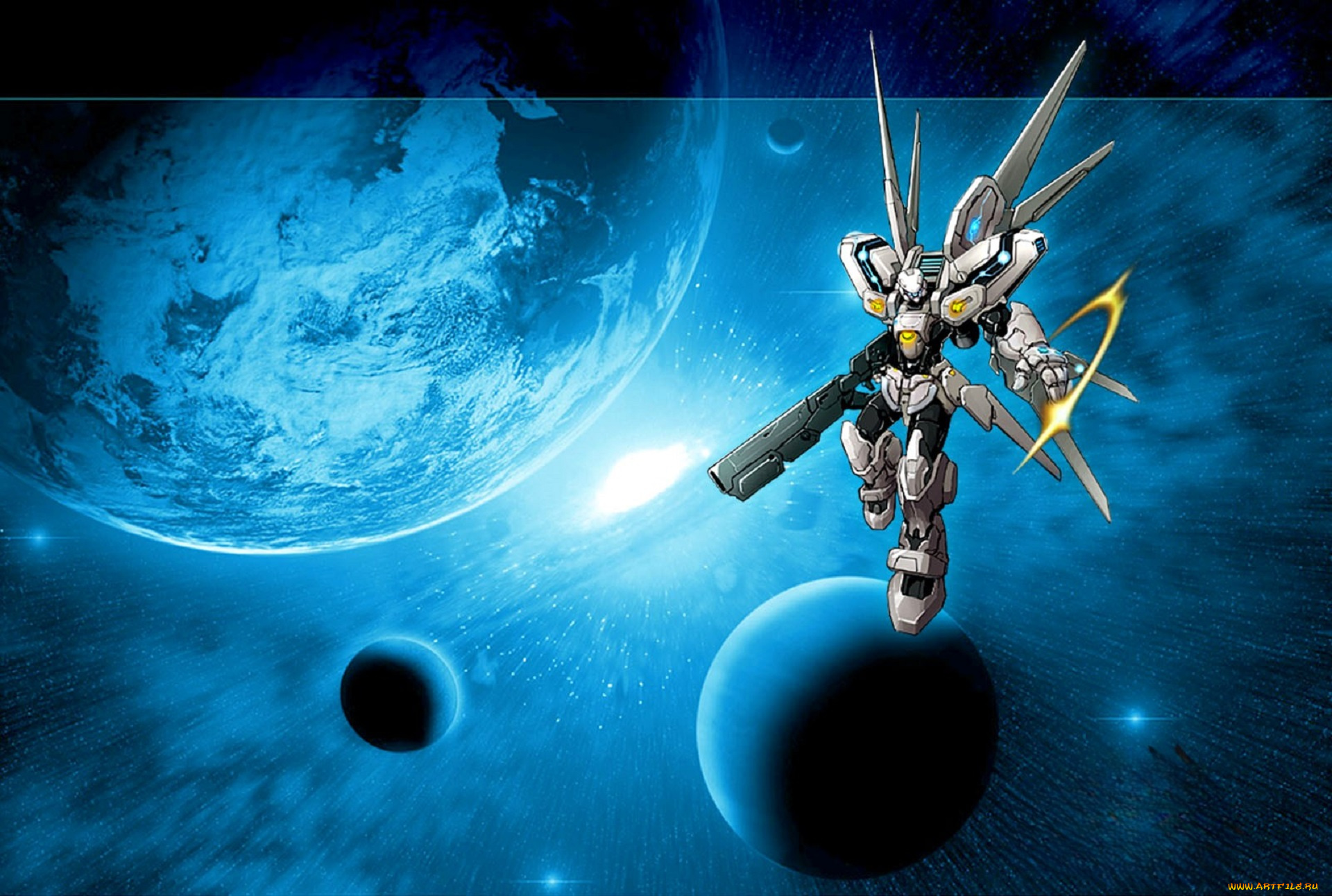 видео, игры, zero, online, робот, киборг, оружие, планеты, космос