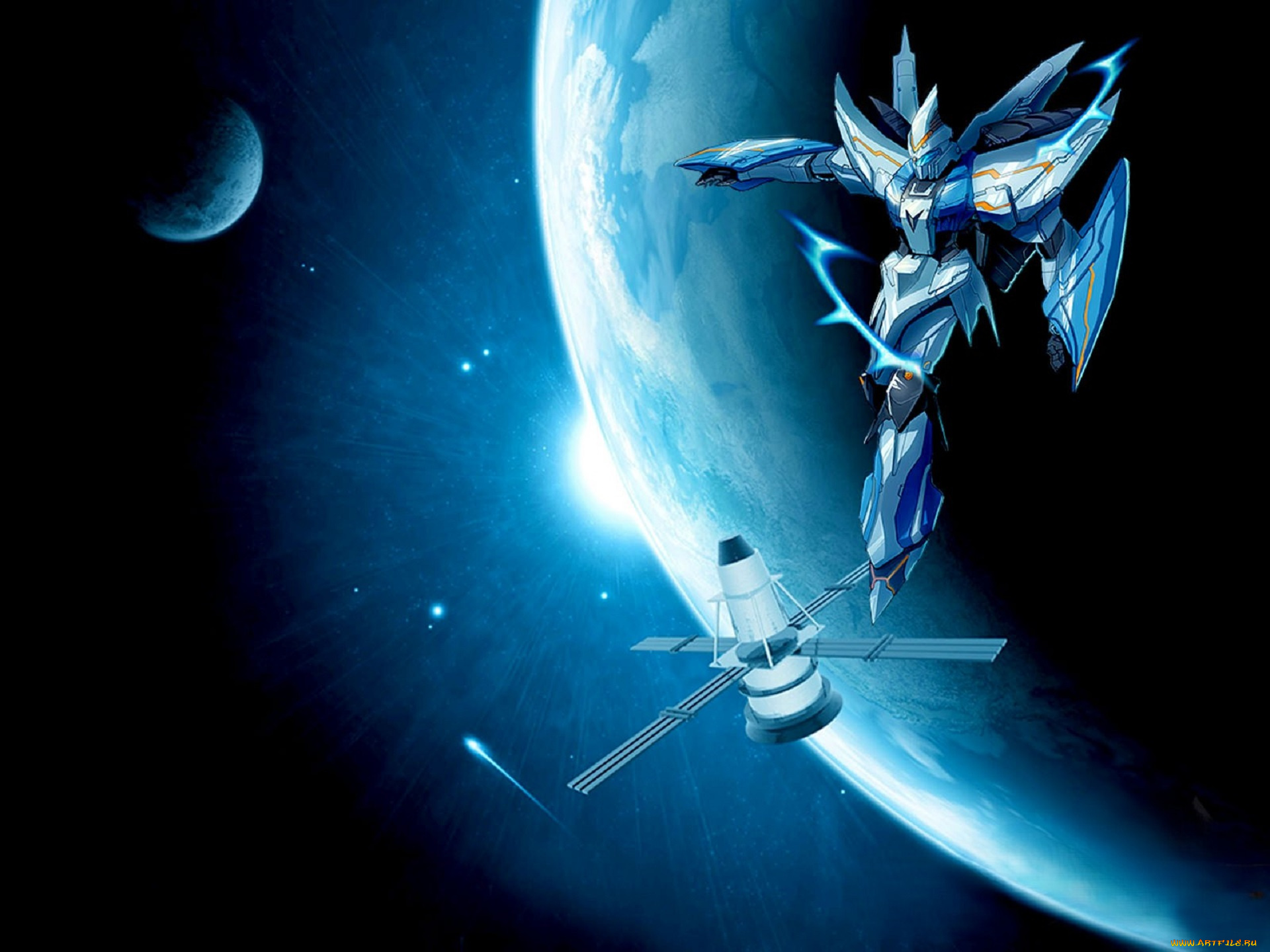 видео, игры, zero, online, персонаж, робот, планеты, космос, спутник