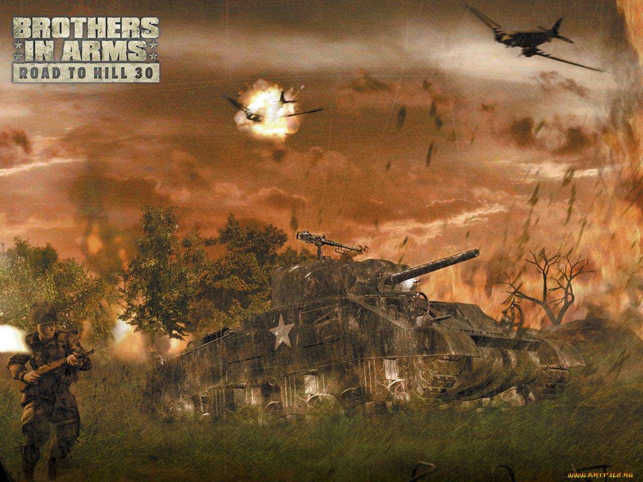 видео, игры, brothers, in, arms, road, to, hill, 30