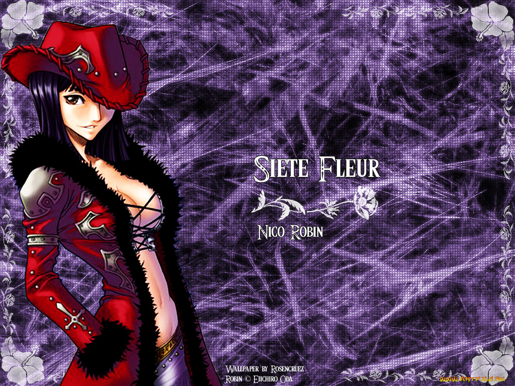 аниме, one, piece, nico, robin
