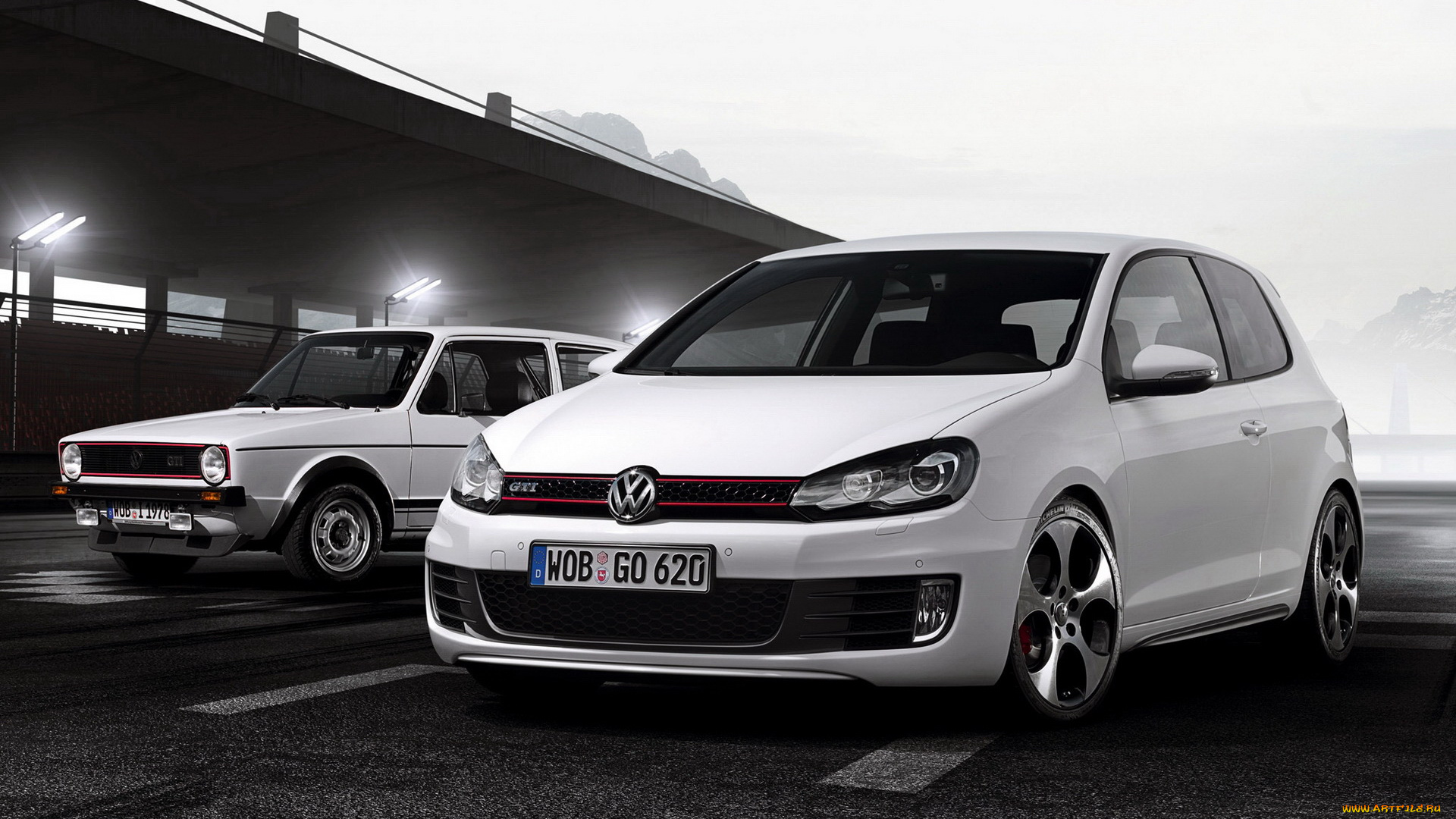 volkswagen, golf, gti, автомобили