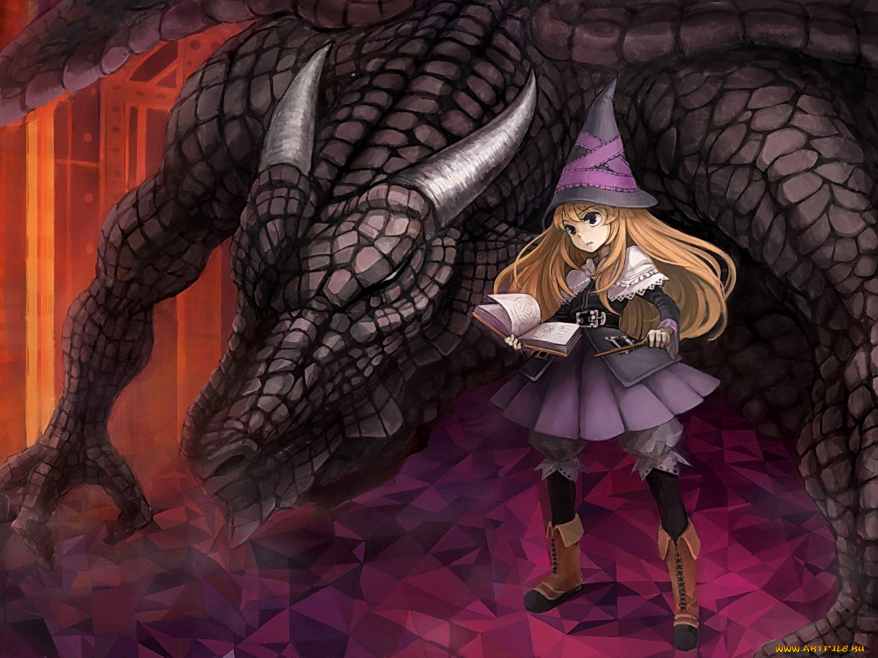 аниме, halloween, magic