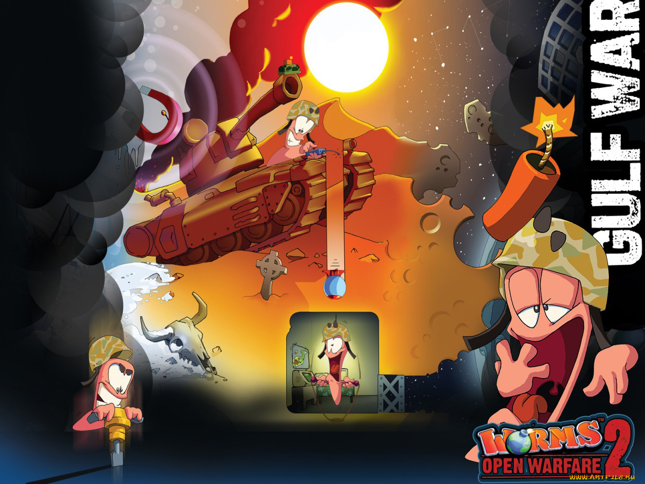 worms, open, warfare, видео, игры