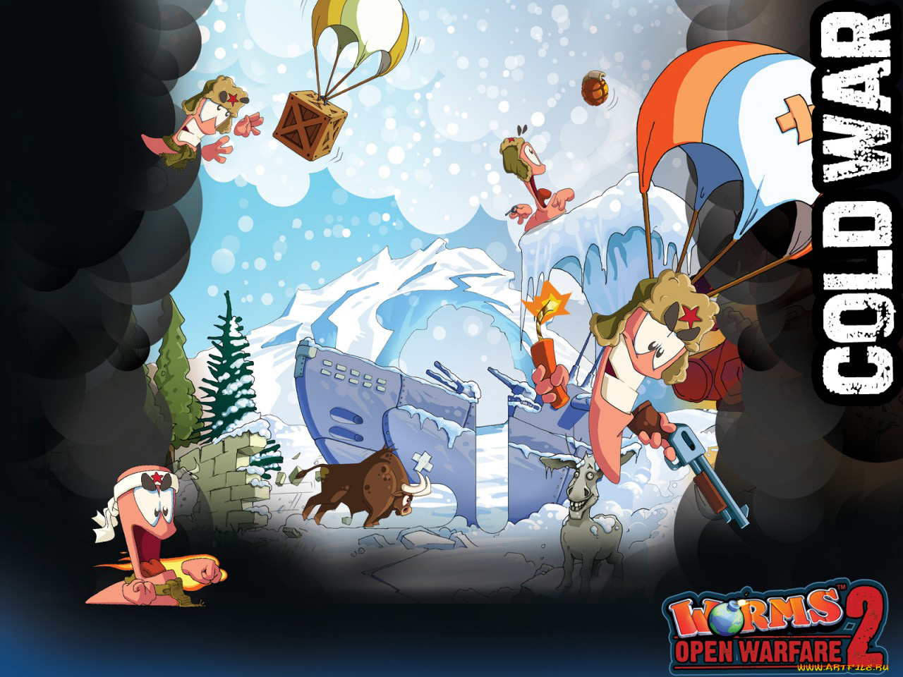 worms, open, warfare, видео, игры