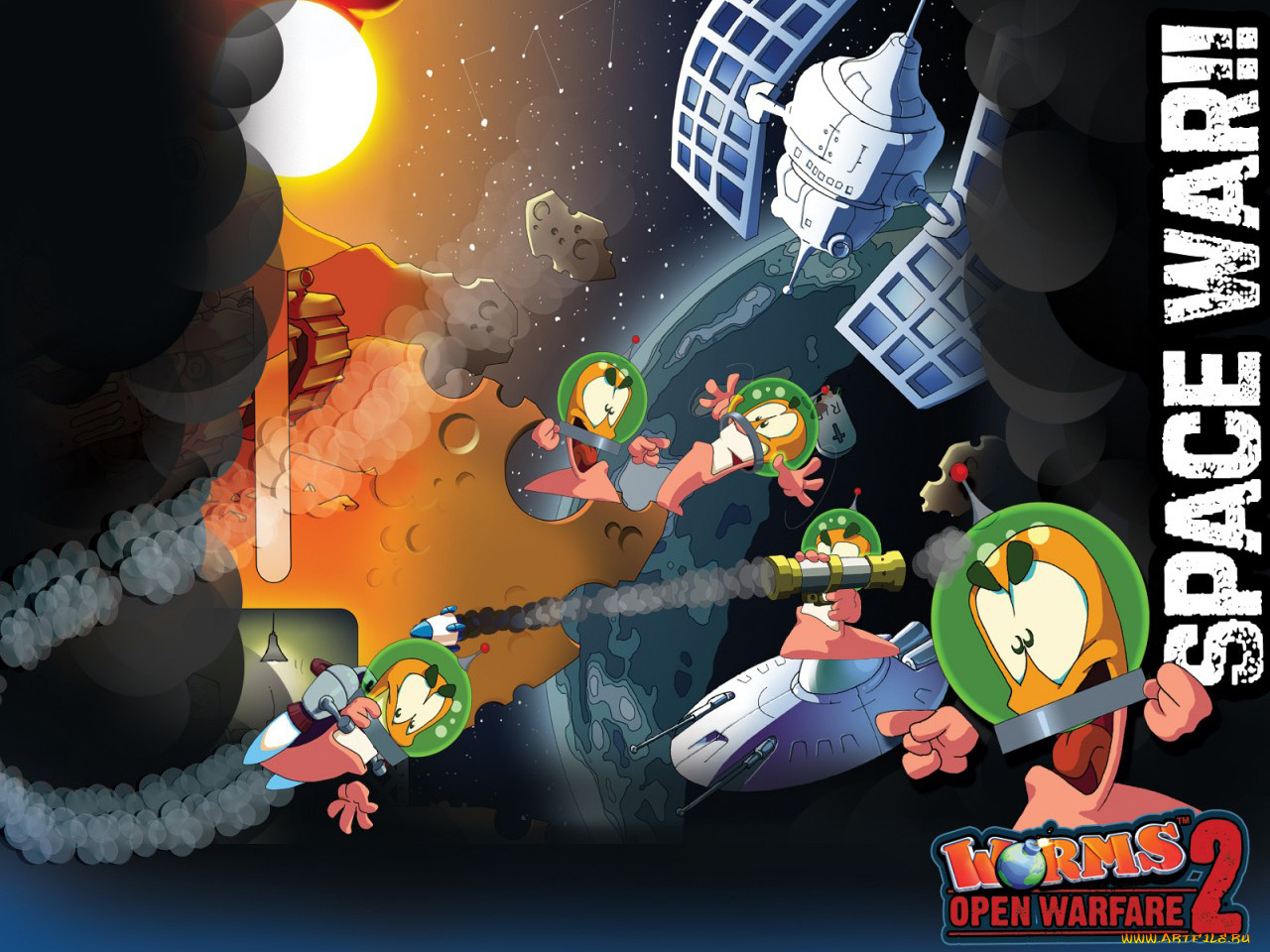 worms, open, warfare, видео, игры