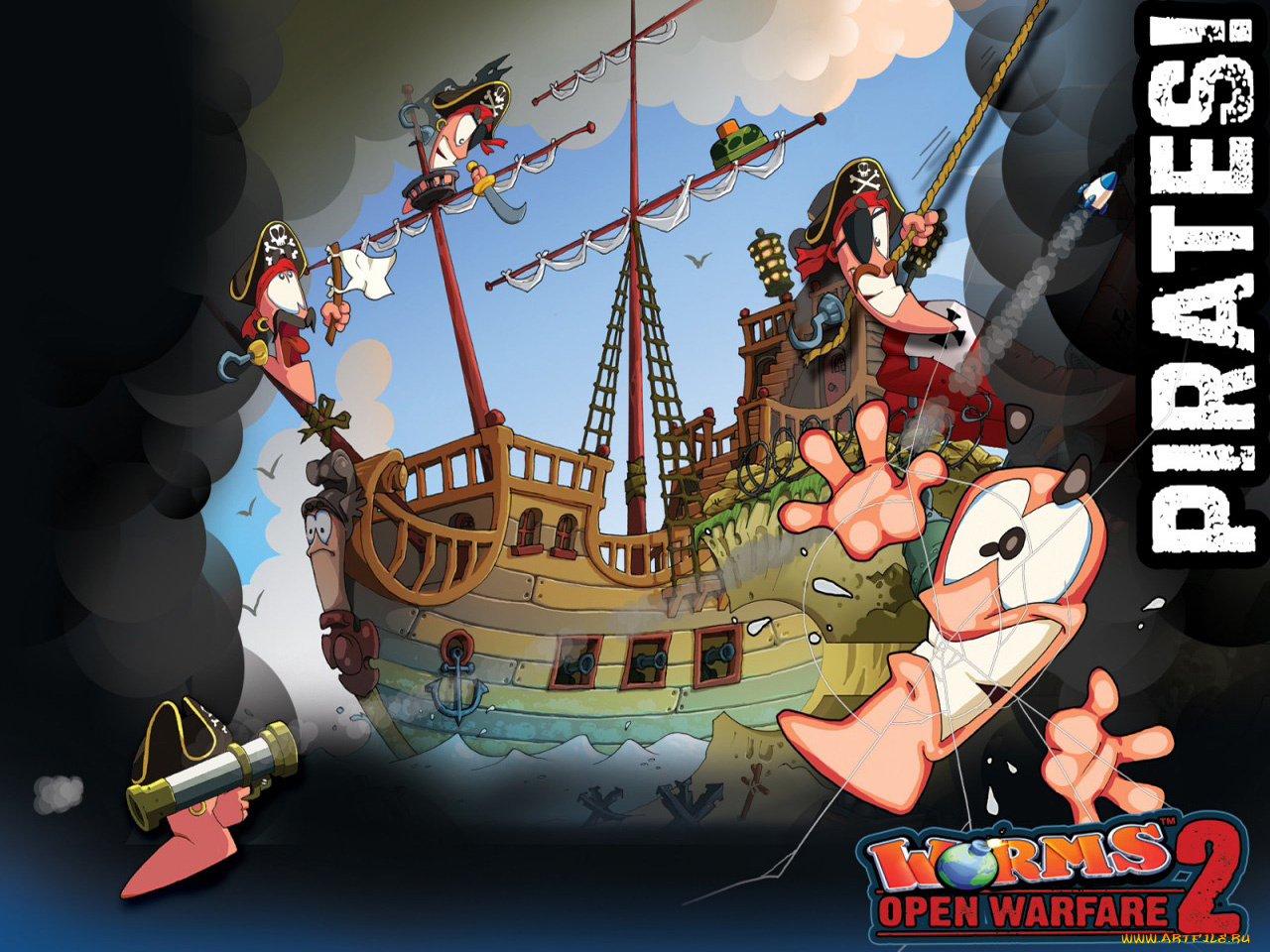 worms, open, warfare, видео, игры