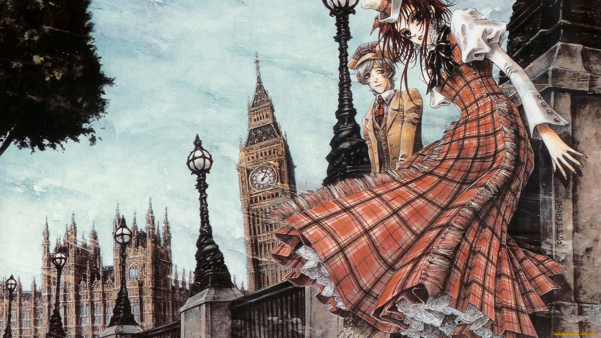 аниме, trinity, blood