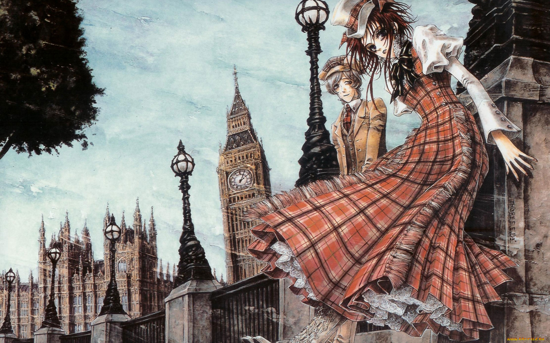 аниме, trinity, blood