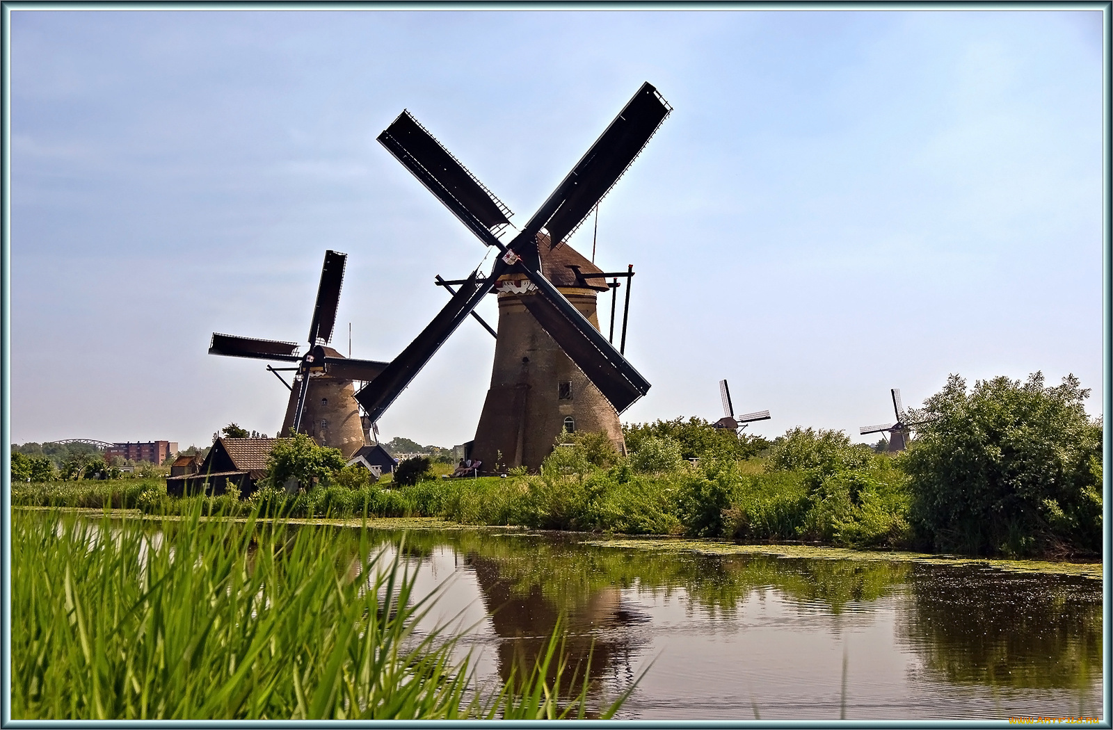 разное, мельницы, вода, река