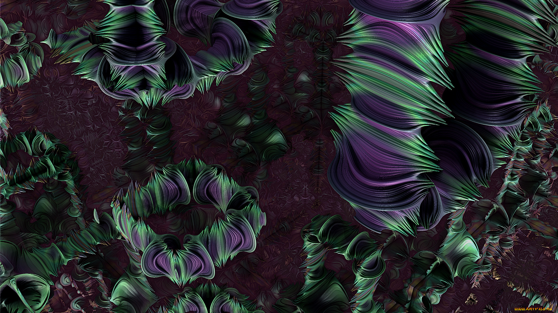 3д, графика, fractal, фракталы, фон, узор