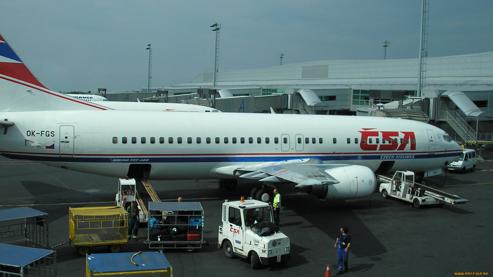 авиация, другое, погрузчики, аэродром, самолет