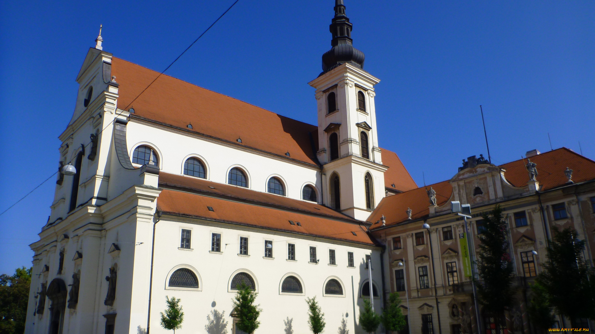 церковь, благовещения, пресвятой, богородицы, святого, апостола, фомы, города, католические, соборы, костелы, аббатства, брно
