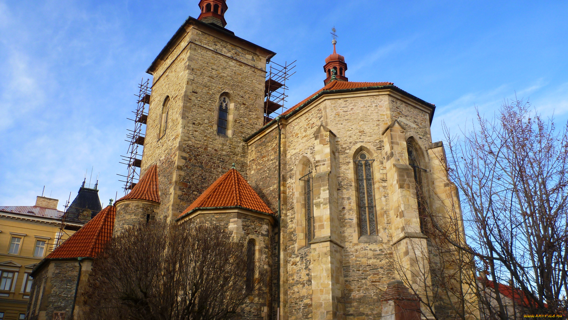 церковь, св, штепана, города, католические, соборы, костелы, аббатства, Чехия