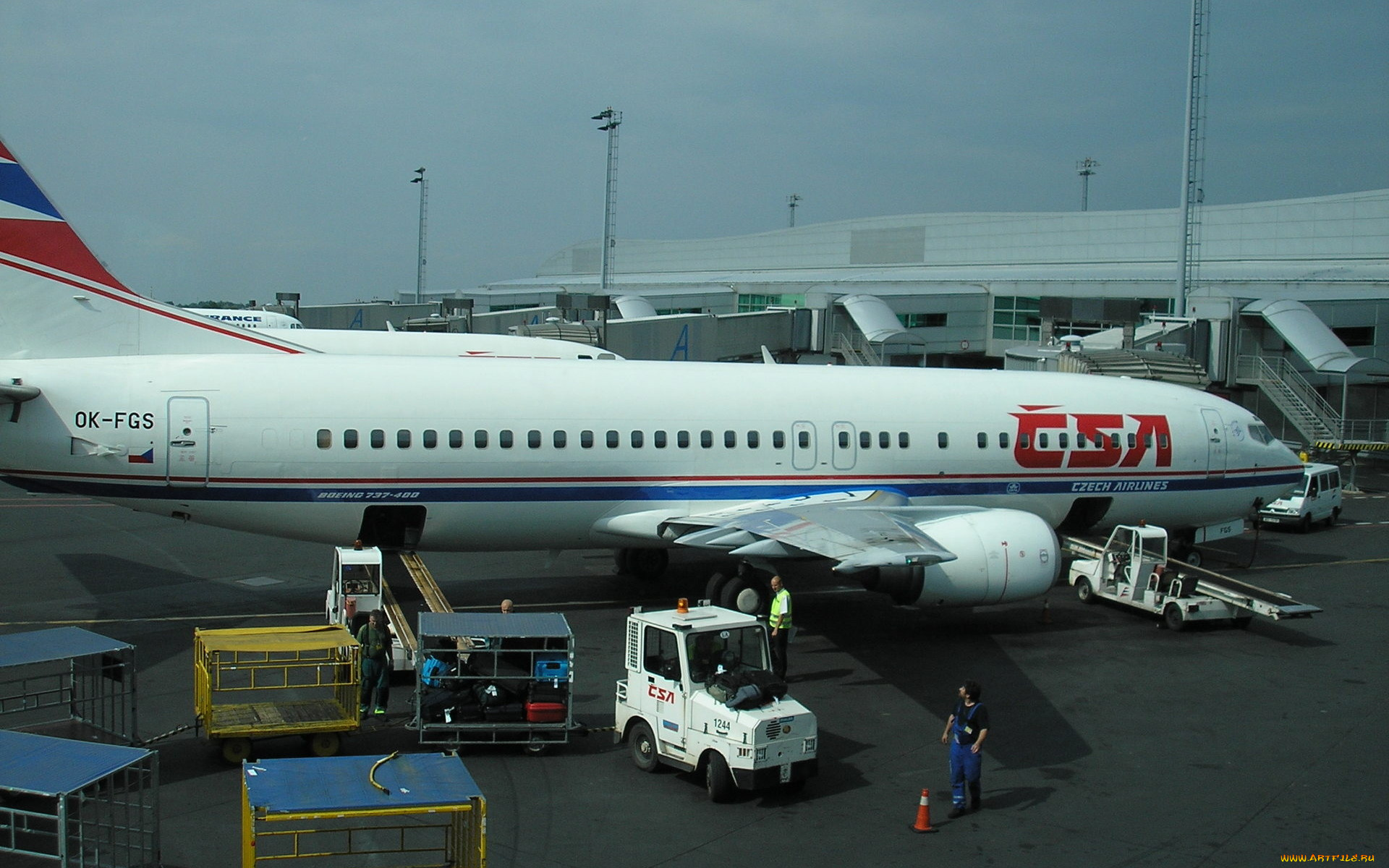 авиация, другое, погрузчики, аэродром, самолет