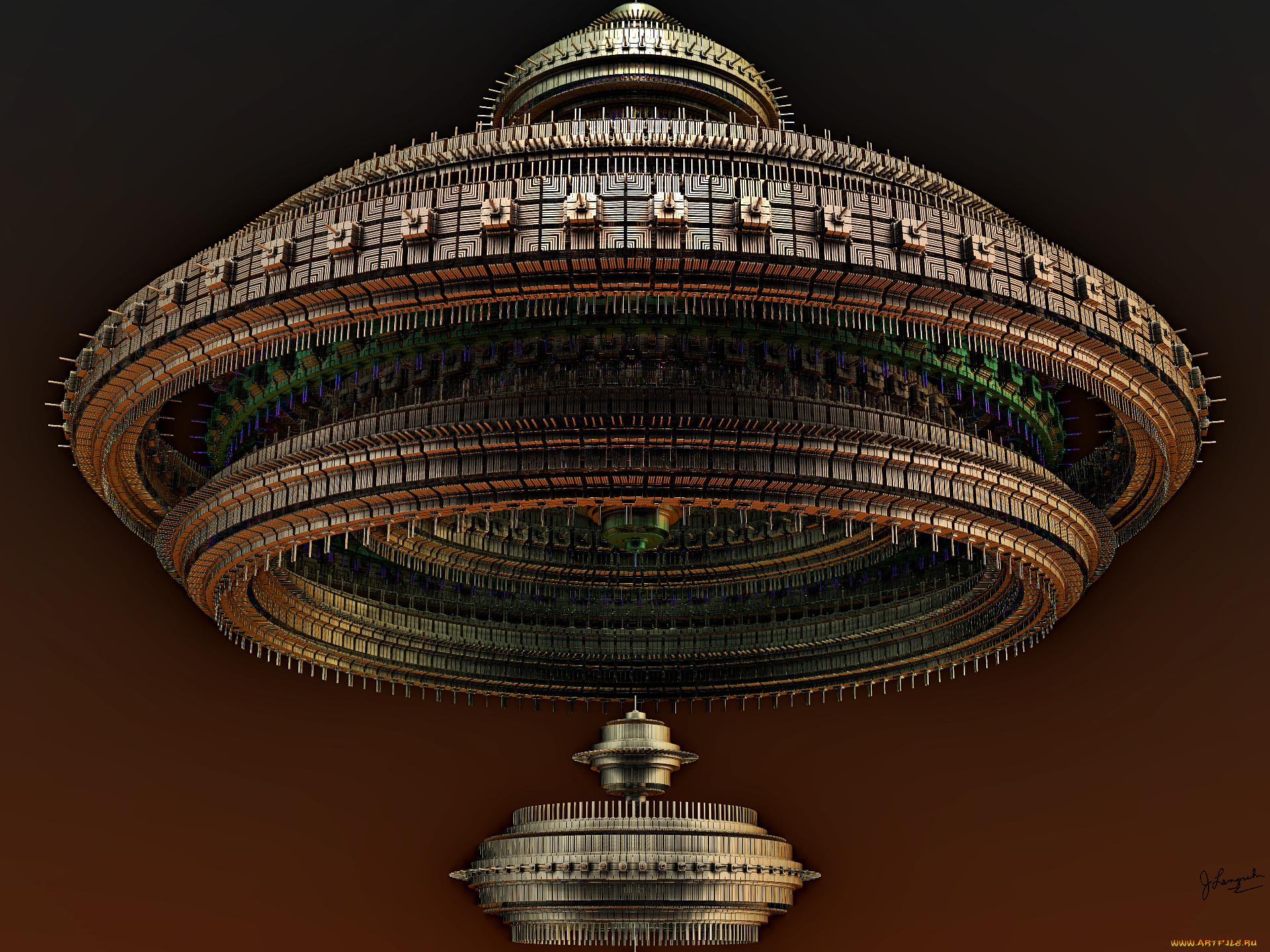 3д, графика, fractal, фракталы, цвета, узор