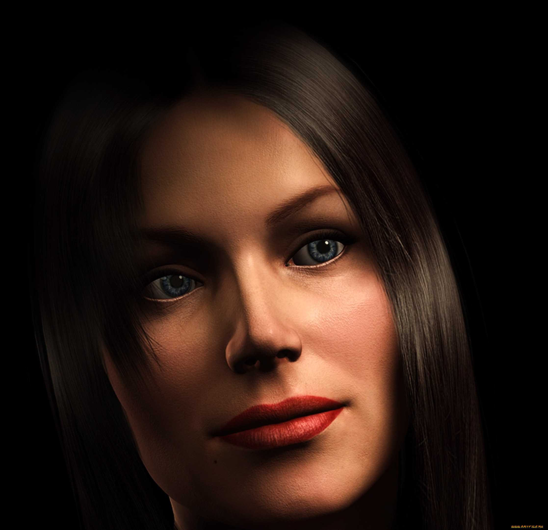 3д, графика, portraits, портрет, лицо