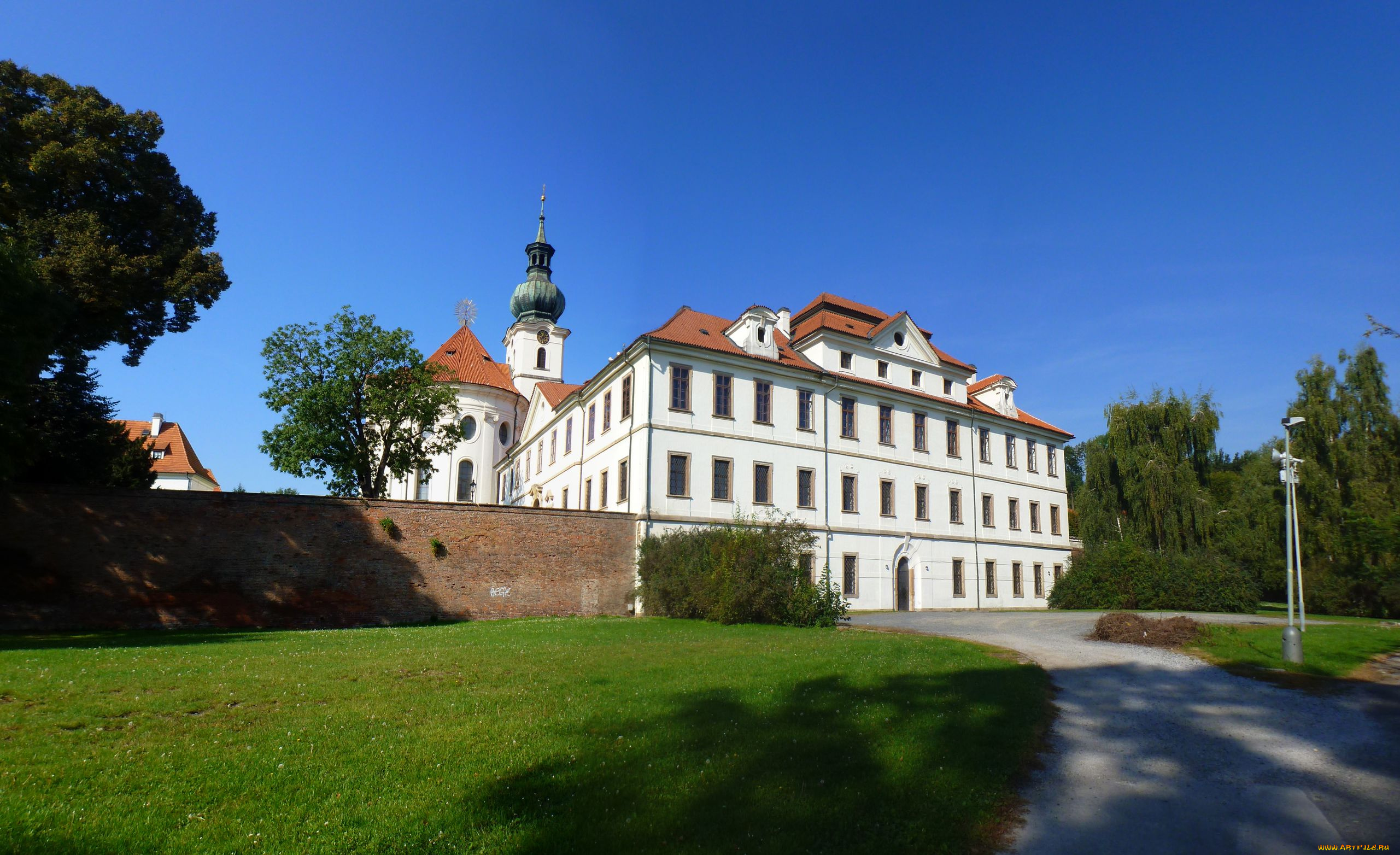 бржевновский, монастырь, города, католические, соборы, костелы, аббатства, Чехия