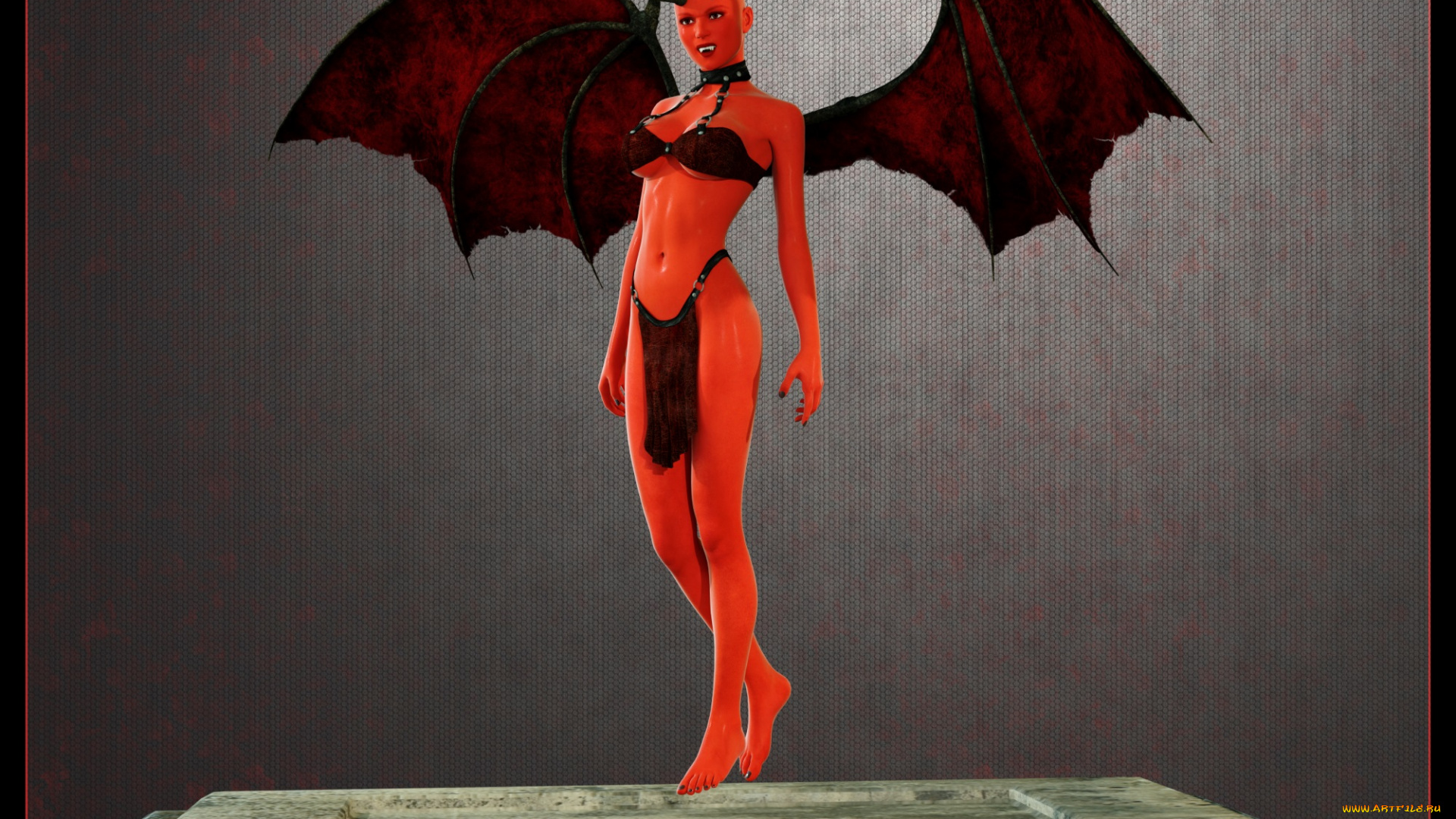 3д, графика, creatures, , существа, кастаника, крылья