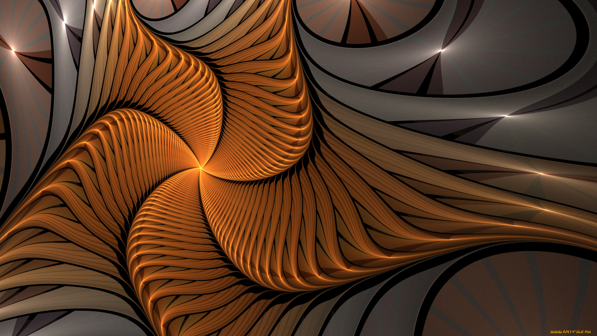 3д, графика, fractal, , фракталы, фон, цвета, узор