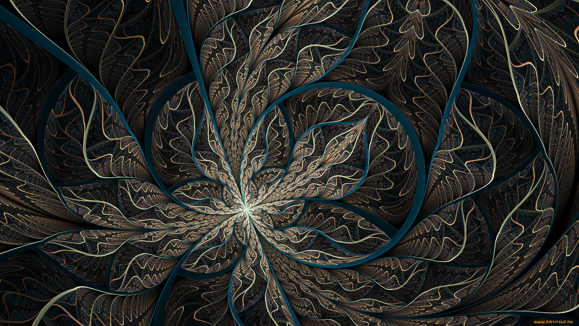 3д, графика, fractal, , фракталы, узор, фон, цвета