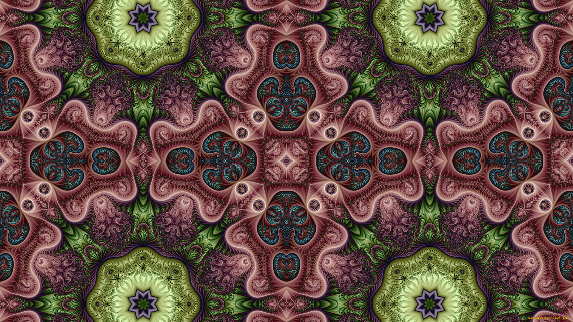 3д, графика, fractal, , фракталы, узор, фон, цвета