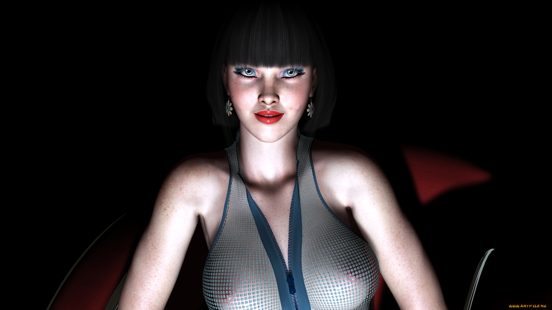 3д, графика, people, , люди, девушка, взгляд