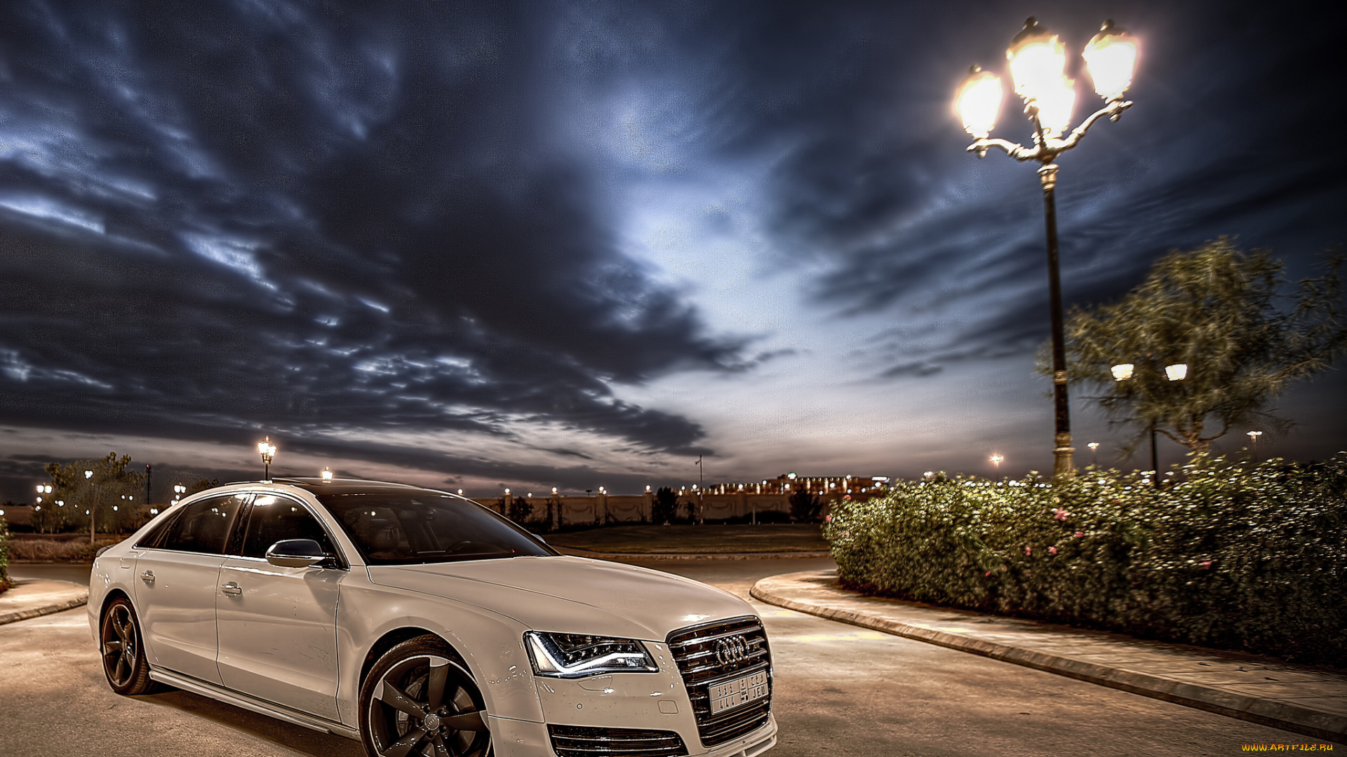 автомобили, audi, машина, фонарь, дорога