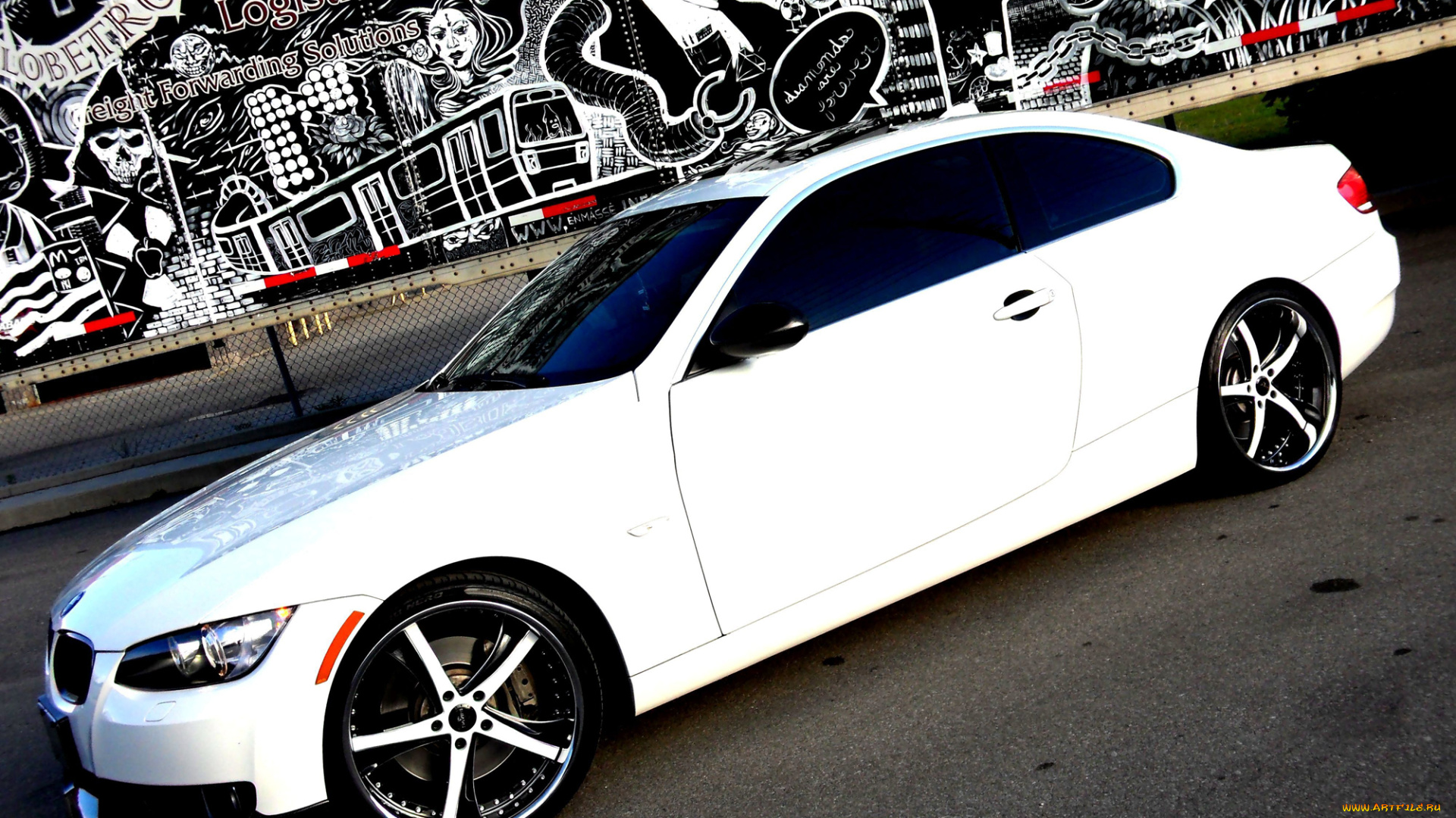 автомобили, bmw, белая