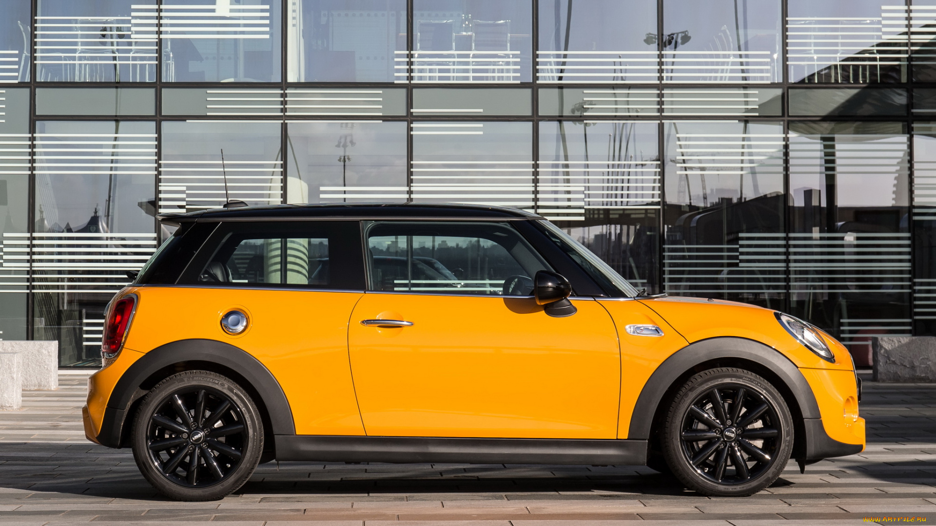 автомобили, mini, cooper, s, желтый, 2014г, f56, uk-spec